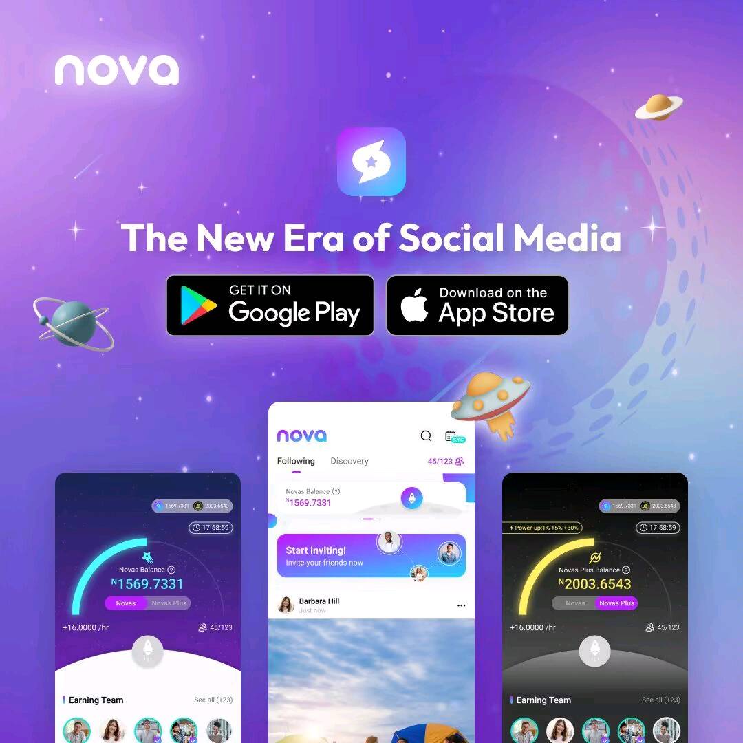 Nova Network海外最新首码Web3 SocialFi应用，背景强大！